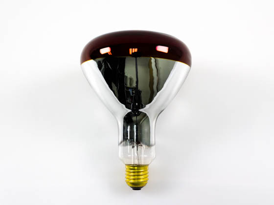 GE 91391 250R/IR/R/E27 240V 250W 240V BR40 Red Heat Lamp Reflector European E27 Base