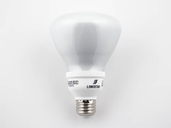 Longstar FE-R30-15W/50K 65 Watt Incandescent Equivalent, 15 Watt, 120 Volt Bright White R30 CFL Bulb
