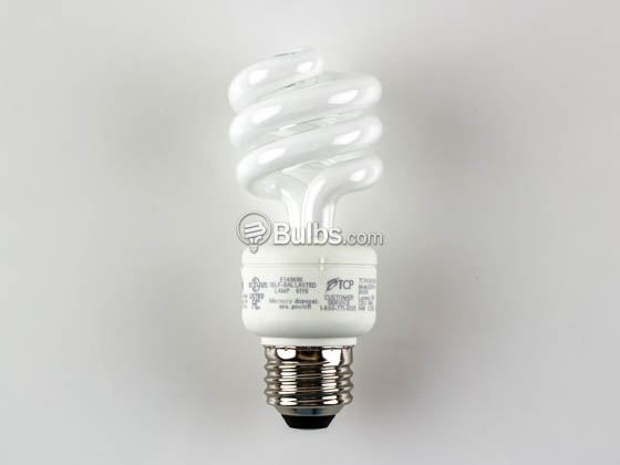 TCP TEC80101430 80101430K 14W Soft White Spiral CFL Bulb, E26 Base