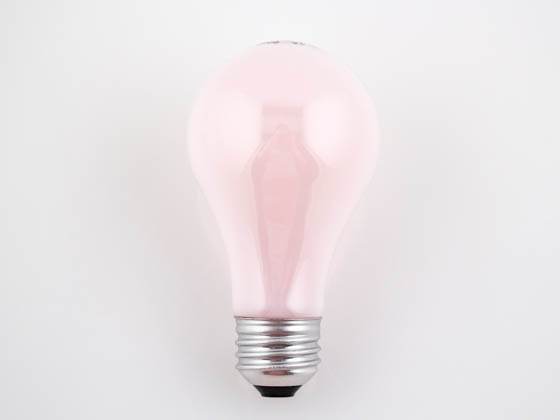 GE 97483 60A/STP/PK (Soft Pink) 60 Watt, 120 Volt A19 Pink Bulb