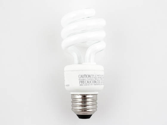 TCP 252207 1ES13DLB3 60 Watt Incandescent Equivalent, 13 Watt, 120 Volt Bright White Spiral CFL Bulb