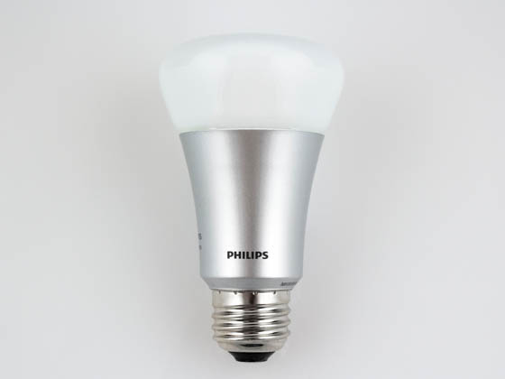 Philips Lighting 431650 Philips Hue A19 E26 N Philips Hue, 65 Watt Equivalent 8.5 Watt LED A-19 Single LED Light Bulb