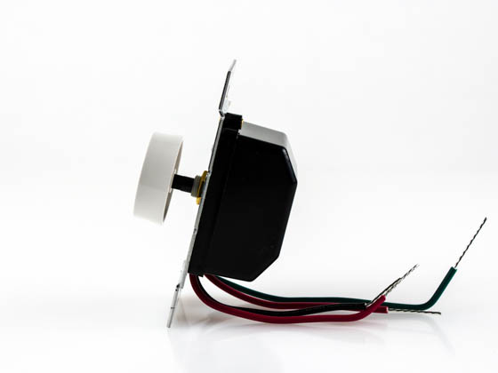 Lutron Electronics D-603P-WH Lutron Diva 600W, 120V Incandescent/Halogen 3-Way Rotary Dimmer, White