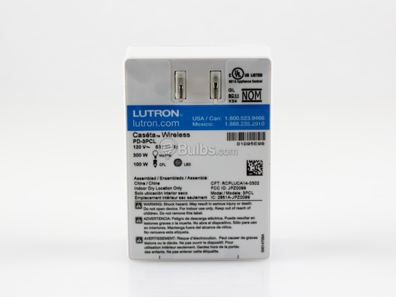 Lutron Electronics P-PKG1P-WH Lutron Caseta Wireless Plug-in Dimmer and Pico Remote Kit