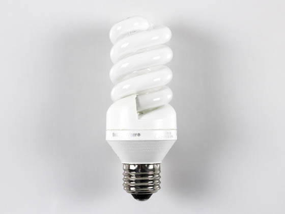 Bulbrite 711615 CF15C/N 15W 120V Bright White Spiral CFL Bulb, E26 Base