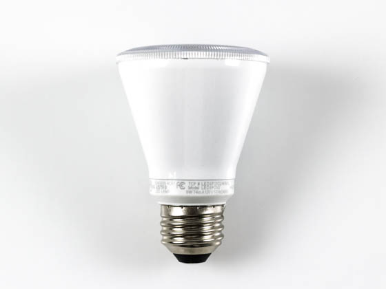 TCP LED8P20D24KNFL Dimmable 7W 2400K 25° PAR20 LED Bulb, Wet Rated