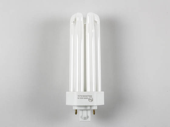 TCP 32432T50K 32432T-5000K 32W 4 Pin GX24q3 Bright White TripleTube CFL Bulb