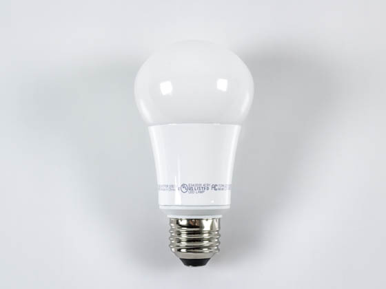 TCP LED10A19DOD30K Dimmable 10W 3000K A19 LED Bulb, Enclosed Rated