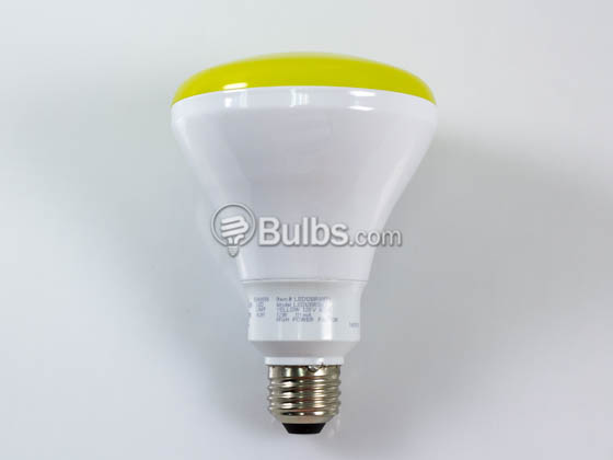 TCP LED12BR30DY 12 Watt, 120 Volt Dimmable Yellow LED BR30 Bulb
