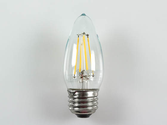 Bulbrite B776557 LED4B11/27K/FIL Dimmable 4W 2700K Decorative Filament LED Bulb