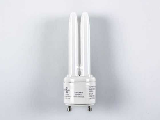 TCP 33113Q35K 13W Neutral White Spiral CFL Bulb, GU24 Base