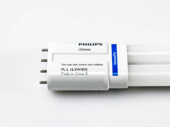 Philips Lighting 456640 16.5PL-LED/24-3500 IF Philips Non-Dimmable 16.5W 3500K 4 Pin Single Twin Tube PLL LED Bulb
