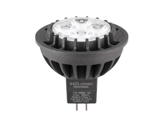 Philips Lighting 457432 7MR16/LED/S15 4000 DIM AF2 Philips Dimmable 7W 4000K 15° MR16 LED Bulb, GU5.3 Base