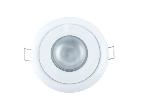 Lumitec Lighting 113127 Mirage Spectrum FMDL White Mirage Marine Dimmable White Finish with RGBW LED Downlight