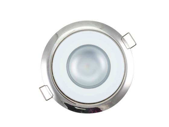 Lumitec Lighting 113117 Mirage Spectrum FMDL Mirage Marine Dimmable Polished Finish with RGBW LED Downlight