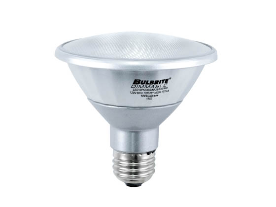 Bulbrite 772723 LED13PAR30S/NF25/830/WD Dimmable 13W 3000K 25° PAR30S LED Bulb, Enclosed and Wet Rated