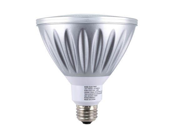 Kobi Electric K7L3 LED-PAR38-100NDO-A Kobi 7 Watt, Non-Dimmable 120 Volt 35 Degree Amber PAR38 LED Bulb, Wet Rated