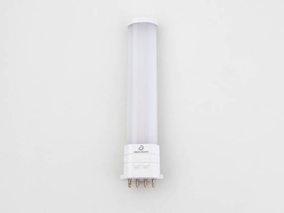 Green Creative 57826 5.5PLS/835/BYP/2GX7 5.5W 4 Pin 3500K 2GX7 LED Bulb, Ballast Bypass, Rated For Enclosed Fixtures