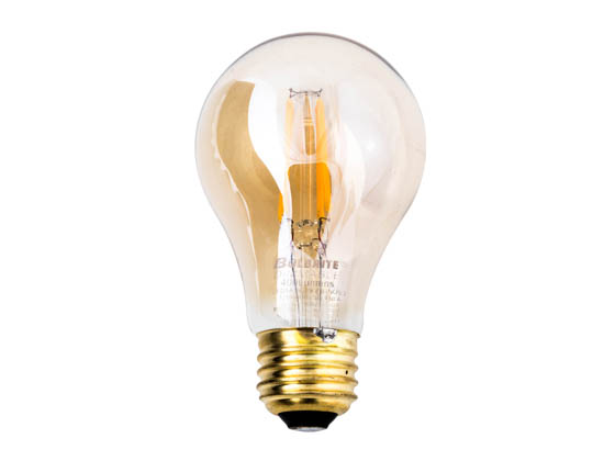 Bulbrite 776602 LED5A19/22K/FIL-NOS/2 Dimmable 5W 2200K Vintage A19 Filament LED Bulb