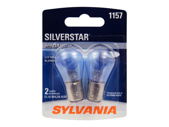 Sylvania 32780 1157ST.BP2 EN-SP 2/SKU  12/BX  72/CS 1157 SilverStar Auto Bulb