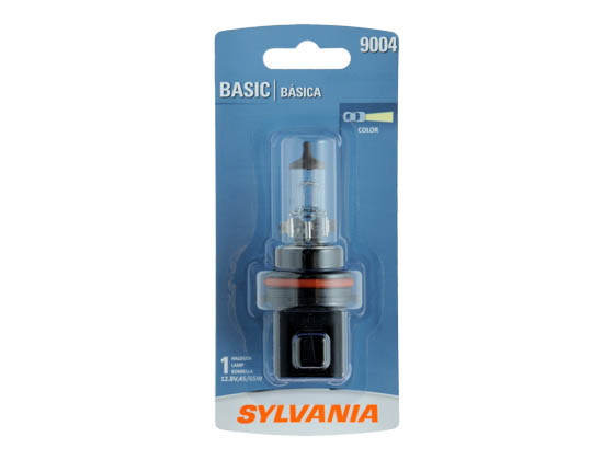 Sylvania 35983 9004.BP2 EN-SP 2/SKU 12/BX 120/CS 9004 Basic Halogen Headlight