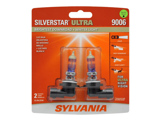 Sylvania 31364 9006SU.BP2 EN-SP 2/SKU 8/BX 80/CS 9006 SilverStar Ultra Low Beam and Fog Headlight