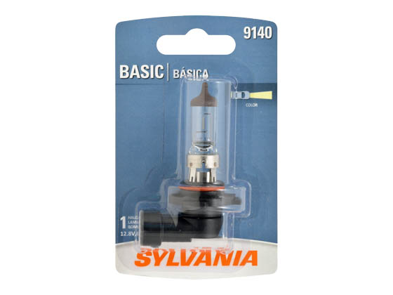 Sylvania 35445 9140.BP EN-SP 1/SKU 10/BX 100/CS 9140 Basic Halogen Fog Auto Bulb