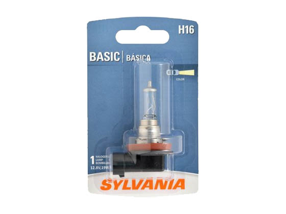 Sylvania 35448 H16.BP EN-SP 1/SKU 10/BX 100/CS H16 Basic Halogen Headlight