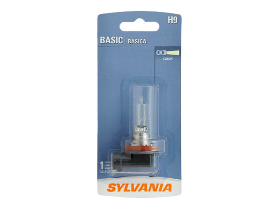 Sylvania 35894 H9.BP EN-SP 1/SKU 6/BX 120/CS H9 Basic Halogen Headlight
