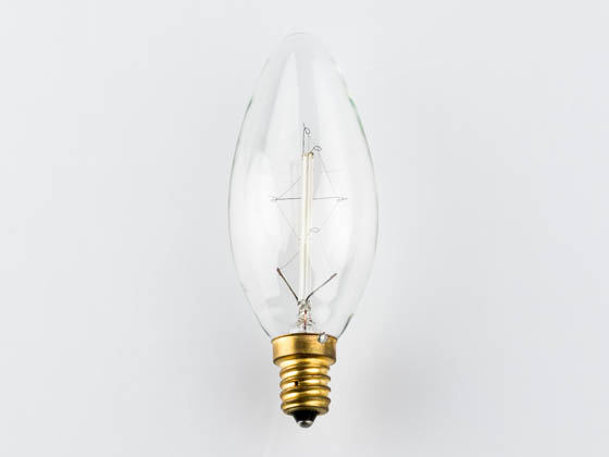 Sival, Inc. ATQB11E1210 Sivals 10 Watt, E12 Base Clear "Nostalgic" Decorative Bulb