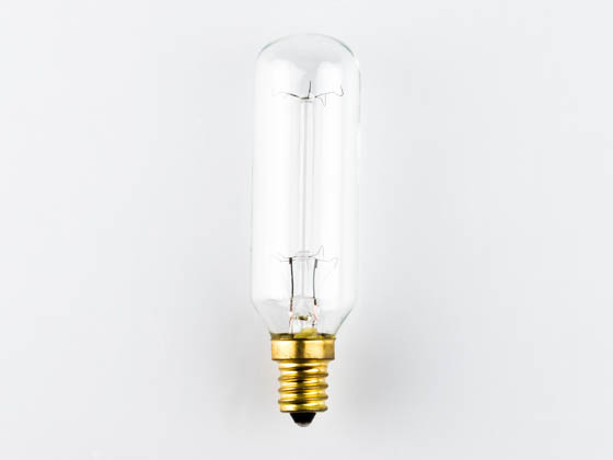 Sival, Inc. ATQT8E1215 Sivals 15 Watt, E12 Base Clear "Nostalgic" Tubular Decorative Bulb