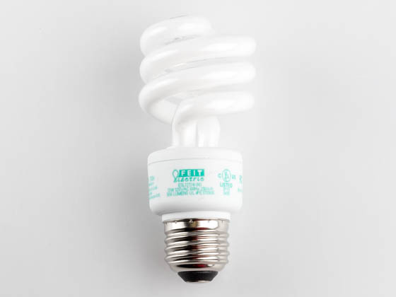 Feit Electric ESL13T/4 13W27K4PKSpiral Feit 4 PACK 60W Incandescent Equivalent,  13 Watt, 120 Volt 2700k CFL Bulb