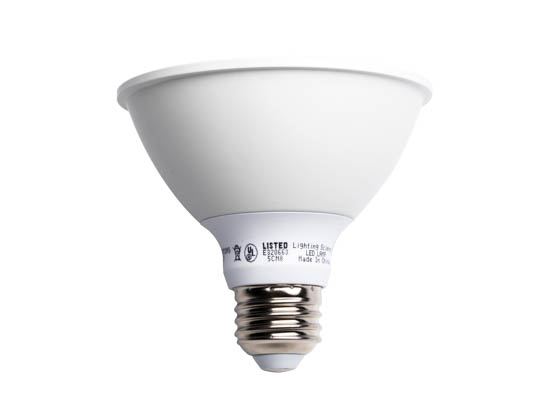 Lighting Science FG-02615 LSPro 30SN 75WE WW FL 120 BX Dimmable 14W 92 CRI 3000K 40° PAR30/S LED Bulb, Wet Rated