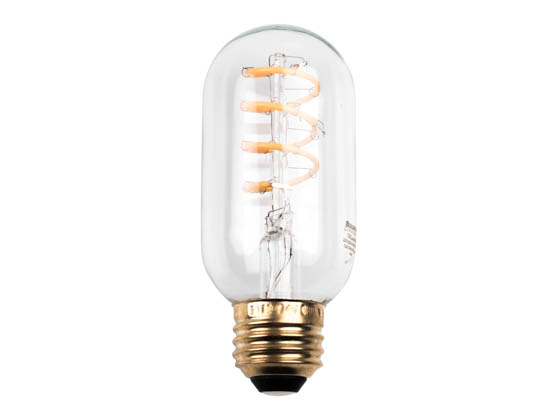 Bulbrite 776511 LED4T14/22K/FIL-NOS/CURV/SPIRAL Dimmable 4W 2200K Vintage T-14 Spiral Filament LED Bulb