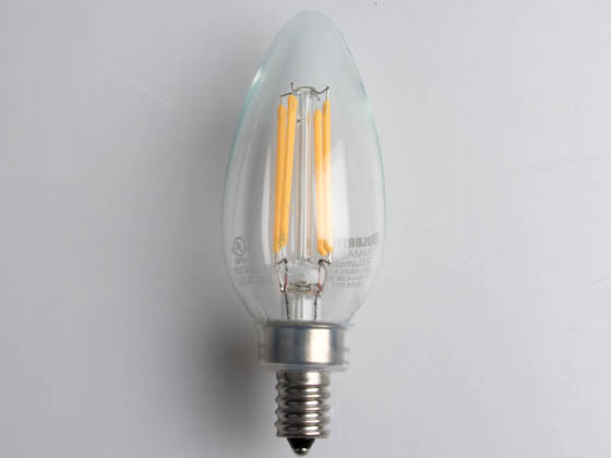 Bulbrite 776663 LED4B11/30K/FIL/E12/2 Dimmable 4.5W 3000K Decorative Filament LED Bulb