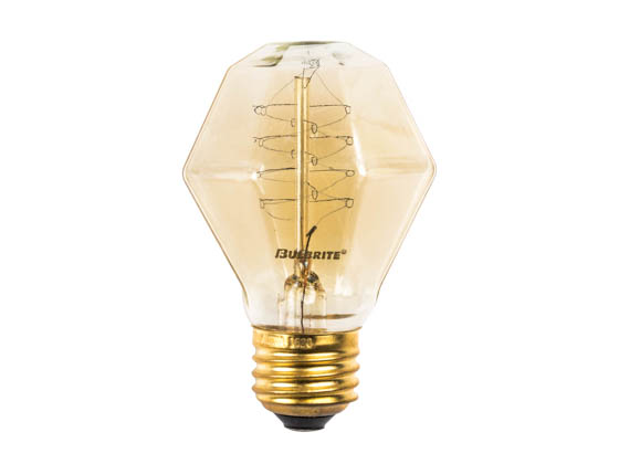 Bulbrite 132518 NOS40-GEM 40W 120V GEM Nostalgic Decorative Bulb, E26 Base