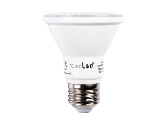 NaturaLED 5924 LED8PAR20/50L/FL/930 Dimmable 8W 3000K 40° PAR20 LED Bulb, 90 CRI