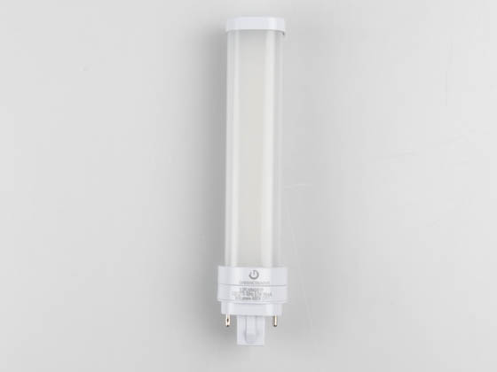 Green Creative 28357 9.5PLH/840/BYP Non-Dimmable 9.5W Horizontal 2 or 4 Pin 4000K G24 LED, Ballast Bypass