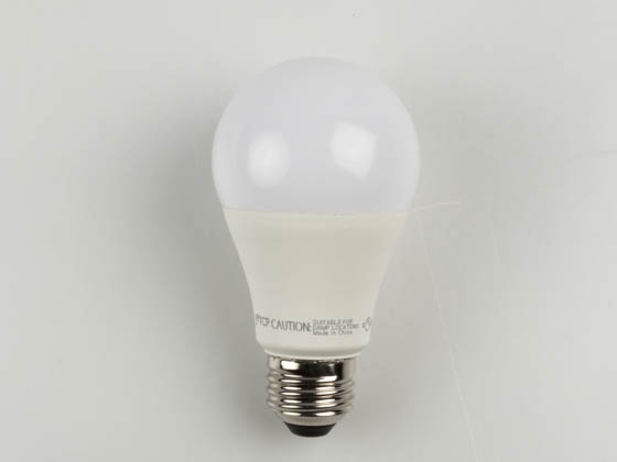 TCP L9A19D2527K Dimmable 9W 2700K A19 LED Bulb, Enclosed Fixture Rated