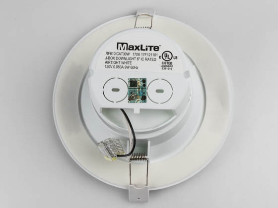 MaxLite 1408895 RF610ICAT40W Maxlite Dimmable 6" 9W 4000K LED Downlight, No Recessed Can or J-Box Needed