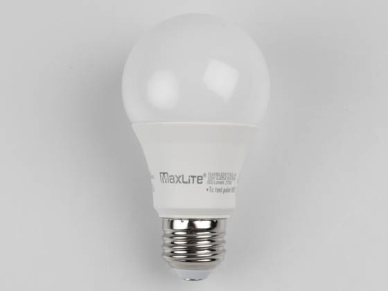MaxLite 1408959 10A19DLED927/G2/JA8 Maxlite Dimmable 10 Watt 2700K A19 LED Bulb, 90 CRI, JA8 Compliant
