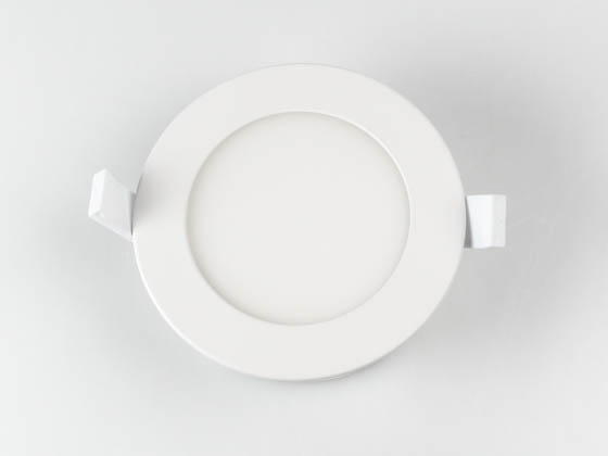 Bulbrite 773106 LED8JBOXDL/4/830/WHRD/D Dimmable 4" 8.5W 3000K LED Downlight, No Recessed Can or J-Box Needed