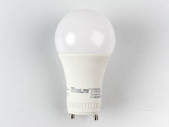 MaxLite 1409245 15A19GUDLED40/G5 Dimmable 15W 4000K A19 LED Bulb, GU24 Base