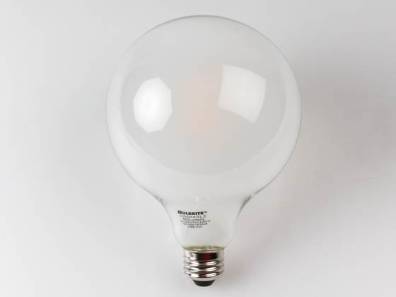 Bulbrite 776683 LED7G40/27K/FIL/E26/F/2 Dimmable 7W 2700K Filament G40 LED Bulb, Enclosed Fixture Rated
