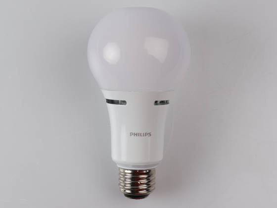 Philips Lighting 472548 23A21/LED/827/E26d/3WAY/ND 120V Philips Non-Dimmable 8W, 16W, 23W 3-Way 2700K A-21 LED Bulb
