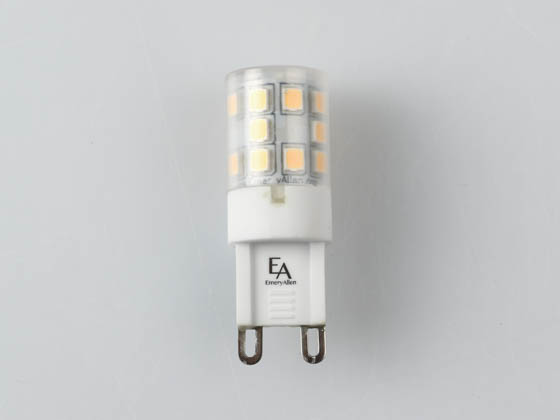 EmeryAllen EA-G9-3.0W-001-279F-D Dimmable 3W 120V 2700K 90 CRI T3 LED Bulb, G9 Base, Enclosed Fixture Rated