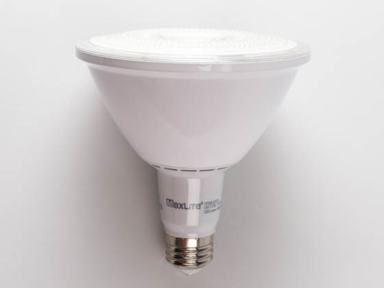 MaxLite 73658 17P38DLED41FL Maxlite Dimmable 17W 4100K 40° PAR38 LED Bulb, Outdoor Rated