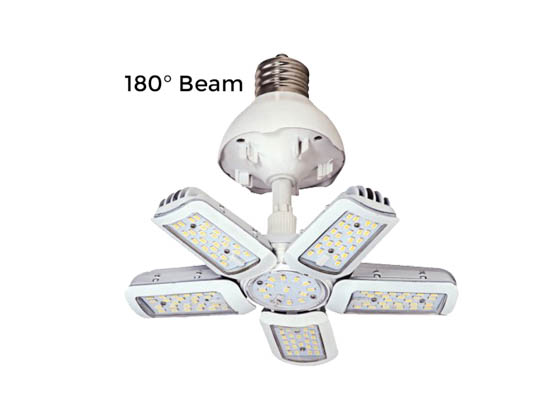 Satco Products, Inc. S29751 40W/LED/HID/MB/5000K/100-277V/EX39 Satco 40 Watt Non-Dimmable Hi-Pro LED Multi-Beam Retrofit Lamp, 5000K, Ballast Bypass