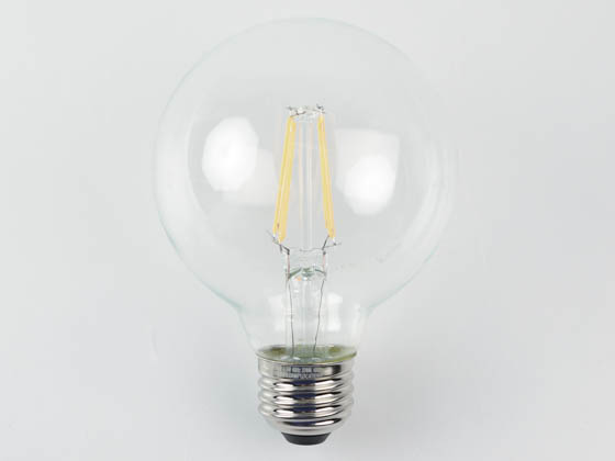 Satco Products, Inc. S29563 4.5/G25/LED/27K/120V Satco Dimmable 4.5W 2700K G25 Filament LED Bulb, Enclosed Fixture Rated