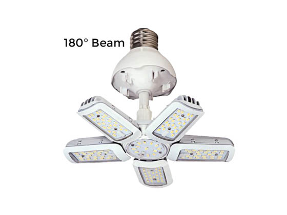 Satco Products, Inc. S29750 30W/LED/HID/MB/5000K/100-277V/E26 Satco 150 Watt Equivalent, 30 Watt 5000K Hi-Pro LED Multi-Beam Retrofit Bulb, Ballast Bypass